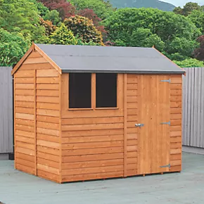Shire Amaryillis 8' x 6' (Nominal) Reverse Apex Overlap Timber Shed - Image 3