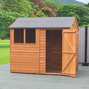 Shire Amaryillis 8' x 6' (Nominal) Reverse Apex Overlap Timber Shed