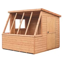 Shire 8' x 8' (Nominal) Pent Timber Potting Shed
